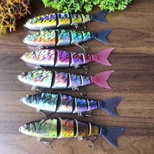GREENSPIDER 4 Phần Mồi Câu Cá 18cm 49g Mồi Câu Chìm Có Khớp Nối Dành Cho Đại Dương Sông Hồ Bãi Biển Hồ Chứa Động Vật Ăn Thịt