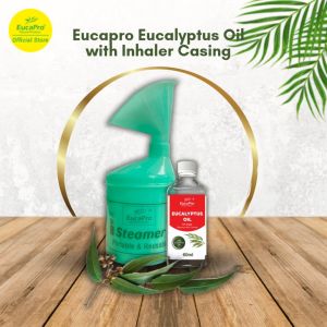 Eucapro Eucalyptus Oil 60ml + Steam Inhaler Casing