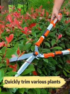 Heavy Duty Telescopic Tree Pruning Shears Labor-Saving Extendable Long Reach Garden Scissors Multi-Purpose Branch Bud Cutter For Thick Rough Branches