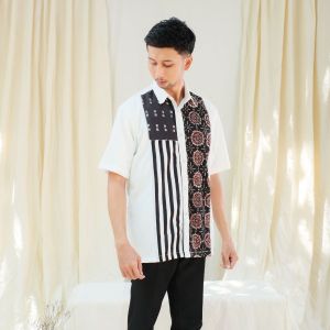 Baju Koko Pria Kekinian Modern Lengan Pendek Bahan Toyobo Premium