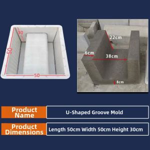 Prefabricated U-shaped Water Ditch Mold