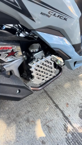 Cnc Radiator Cover For Honda Click 125/150 Pcx 150 Aluminum 6061-T6 Heavy-Gauge Airflow Design