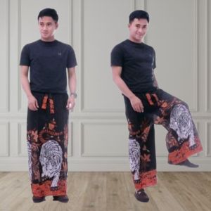 Sarung celana motif macan adem dan nyaman dipakai