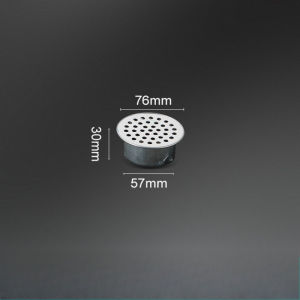 Stainless Steel Drain Cover Round Hole Drain Filter with Inner Insert Pipe and Kitchen Secondary Drainage Cover Vent Cap