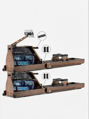 Merach | Folding Magnetic and Water Resistance Multi-functional Intelligent Rowing Machine