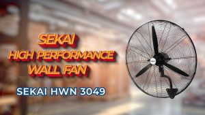 SEKAI Kipas Angin Dinding Tornado / Kipas Angin Industri Alumunium 20 Inch / 26 Inch / 30 Inch - IWF 2025 / IWF 2625 / IWF 3025