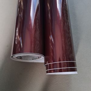 stiker skotlet darkred candy sticker merah tua metalik glosy untuk lis body motor bahan tiga lapis premium