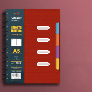 Thickened Spiral Notebook Soft Leather Horizontal Line Journal Diary Practice Assignment Book for High School Junior High Students