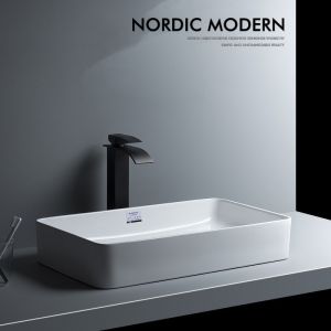 DANBIYIN | Nordic Square Ceramic Washbasin 60cm
