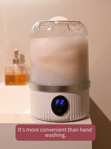 Underwear Washer Portable Mini Washing Machine Upgraded Mini Washings Machines Rechargeable Cordless Washing-Machine Laundry Cup for Bra Underwear Socks