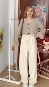 Quần ống Suông Rộng Nhung Tăm cao cấp có Bigsize 105KG hot trend thu đông năm nay