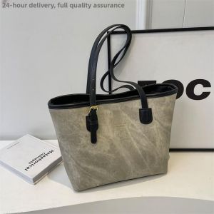 Fashionable Large Capacity Single Shoulder Commuter Bag Womens Tote Bag for Class Spring Summer New Style Casual Simple Style