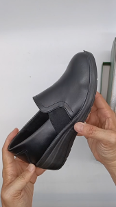 Perrieri x Carr Polo Series Women Premium Comfortable Wedges Loafers 5cm 73118 (Black)