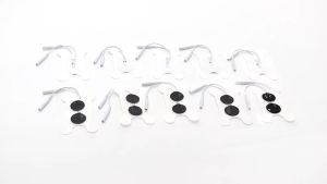 Swallow Treatment Electrode Patches TENS EMS Electrod With 2.0mm Lead Wires Replacement Gel Pads For Dysphagia Treatment People