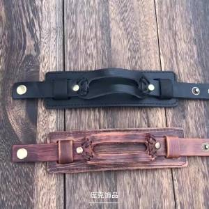 Jualan hebat [ Penghantaran dari China ]2025 Aksesori Terlaris Baru Gelang Kulit Gaya Punk Retro Barang Kemas Lelaki Berbilang Lapisan Mudah Gelang Kulit Tulen Eropah dan Amerika JK