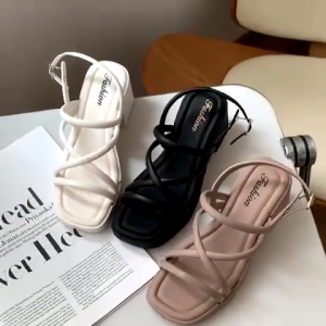 7cm Womens High - Heeled Sandals in New Color - Ultra - Fashionable Sandals #FL403