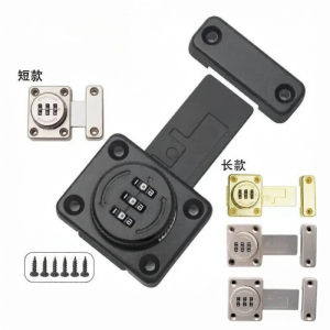 No-drilling Double-door Password Lock Cabinet Storage Drawer Sliding Door Closet Lock