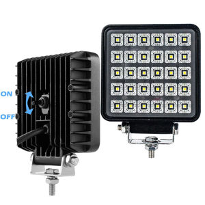 12V 24V LED Equipment Work Lights with Integrated Toggle Switch Flood Led Work Lights for Excavator Grader Crawler Dozer Loader