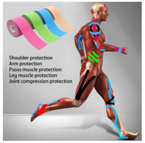 LF 5CMx2.5CM Kinesiology Tape Strapping Taping Athletic Sports Tape for Men Knee Shoulder Elbow Ankle Neck Muscle Superior Waterproof Adhesion Non Latex Safe for Kids Pregnant Women