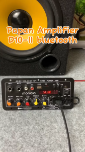 Sumber Ampli Mini 120W TaffSTUDIO Modul Amplifier Karaoke Bluetooth with LCD Indikator 12V/220V