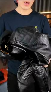 Foratjin - Jaket Semi Kulit Vienna Grade S Garut Model Padding man