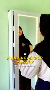 Adapta - Standing Mirror Makeup Full Body T 170 - Standing Mirror Makeup Tempel Dinding Pintu Sliding