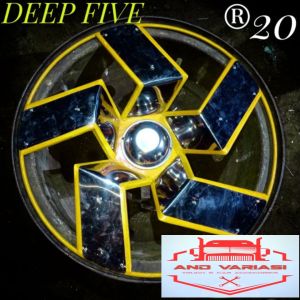 Wheeldop Ring 20 Model Deep Five Belakang ( 2 pcs )