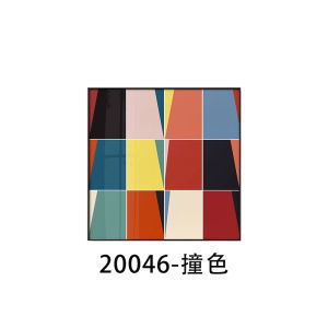 Abstract Color Block Pop Art Decorative Painting Designer Style Living Room Sample Room High-End Feel Wall Art Print Home Decor