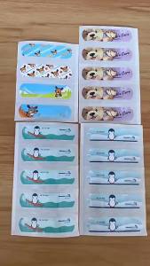 50PCS Cute Kids Bandages Sweet Cartoon Fruit Unicorn Dinosaurs Starry Night Sky Bandaid Dressing Patch Adhesive Bandages  ベビー