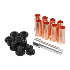 Bộ 8 Ốc Bản Lề Cửa Kèm Dụng Cụ Tháo Bạc Đạn Dành Cho Xe Jeep Wrangler JK JKU 2007-2017 Màu Đen Bộ Chuyển Đổi Bản Lề Cửa Black Works Racing
