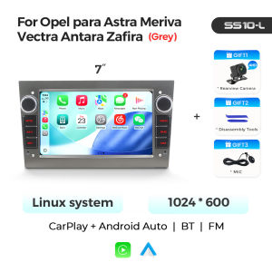 MEKEDE 7inch 2Din Android Auto Linux Car Screen for Opel Astra H G J Zafira B Corsa C Antara Vectra Vivaro BT FM RDS IPS CarPlay