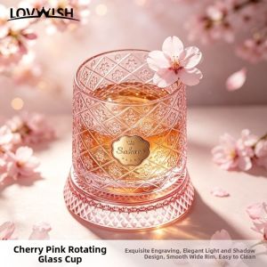 Relaxing Spinning Attractive Glass Cup