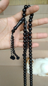 Tasbih Koka Hitam 10mm original Mesir (Kokka Wood Beads)