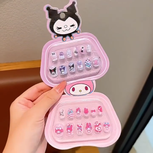 NAIL ART BABY SANRIO KUKU PALSU ANAK CUTE CHILDREN NAIL STICKER NEW EDITION
