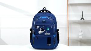 Primary School Bags Backpack Beg Sekolah Rendah Leaki Perempuan Angkasawan Astronaut Orthopedic Waterproof