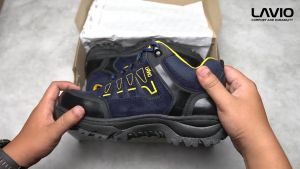 Sepatu Safety Pria Ujung Besi Original Lavio Elektra Proyek KErja Lapangan