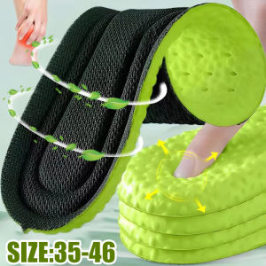 2024 New Shock Absorbing Sports Insoles Massage Orthopedic Breathable Arch Support Insoles Plantar Fasciitis Insoles Men Women Outdoor Sports Soles Running Accessories