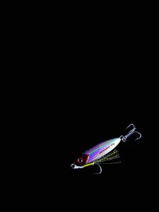 Holographic Metal Jig Fishing Lure 10g-30g Dual Hook Sinking Casting Lure 3D Eyes Artificial Hard Bait