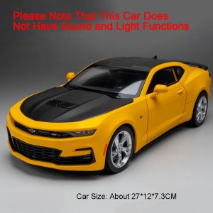 MAKEDA | 1:18 Camaro 530Li Model Toy Diecast Alloy Car Four Wheel Shock Absorption Doors Opened Front Wheel Steering Vehices Friend Gifts