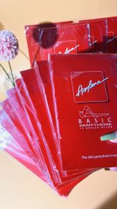 Anfana ถุงน่อง ซองแดง เต็มตัว ถุงน่องขาเรียว เนื้อเนียนนุ่ม 15 ดีเนียร์ สีเนื้อ สีดำ มี 11 เฉดสีให้เลือก NSR-AFPH * NSB-FRID01 * NML-HSSP01