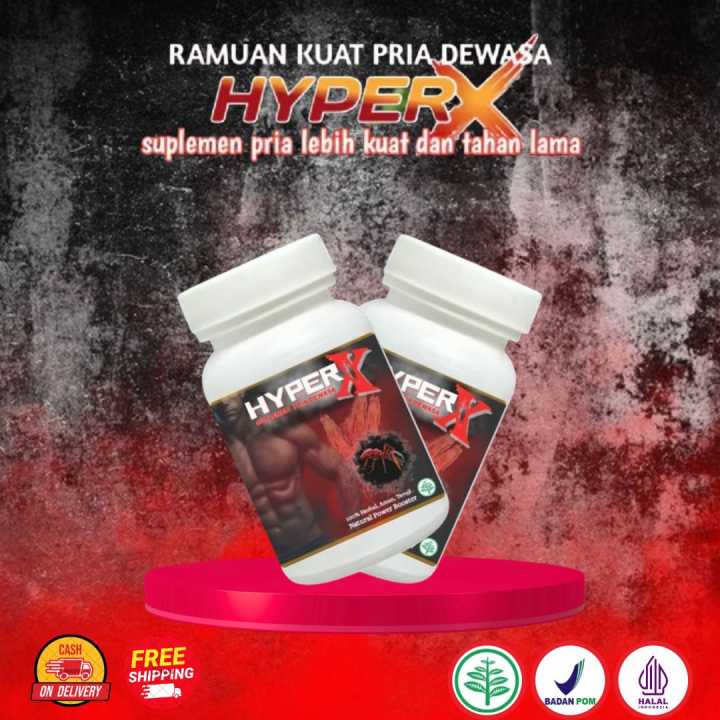 [TERBARU] Kapsul Madu Bubuk HyperX Suplemen Pria Dewasa Original ...