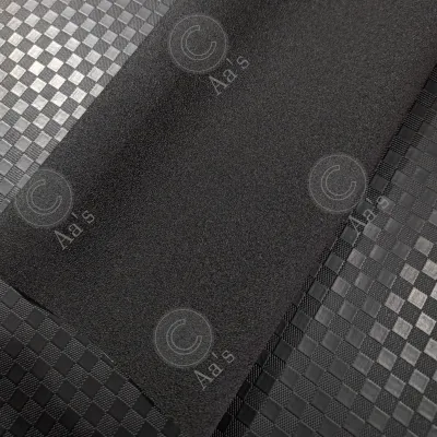 BLACK LEATHER & DRY CARBON MOTORCYCLE SEAT COVER