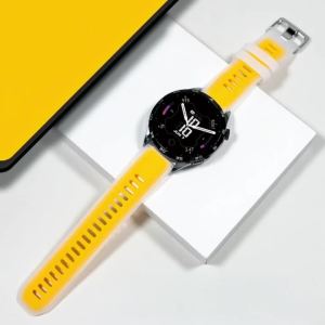 22mm Transparent Two Tone Silicone Strap for redmi watch 3/5 Active/Lite jelly belt For HUAWEI WATCH GT 6 Pro GT6 46mm GT 6 5 4