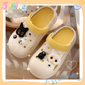 Xishop  นิวคอลเล็คชั่นพร้อมส่ง รองเท้าแตะแบบสวม งานหัวโต แฟชั่น ทรงสวย น้ำหนักเบา มีกันลื่นเน้นๆ รุ่นนี้มาพร้อมตัวติดน้องแมวสุดคิ้วท์ พร้อมส่งหลายสี งานดีๆรุ่นนี้ขอแนะนำ