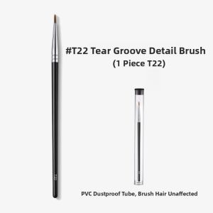 Goodi Double-Ended Concealer Brush Flat Head Sponge Under-Eye Circles Dark Circles Concealer Makeup Brush for Any Skin Type