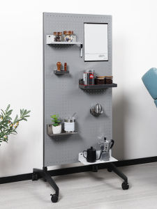 Metal Iron Art Stainless Steel Mini Floor Stand Display Rack Tool Storage Organizer Cleanliness Shelf No Drilling Required