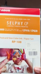 Canon RP-108 RP108 RP 108 High-Capacity Color Ink Paper Set for SELPHY 1300 1500 Printer MVP CAMERA