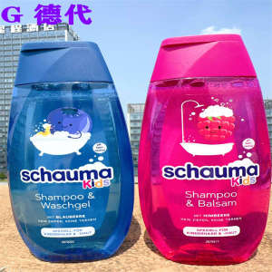 ❋German SCHAUMA Schwarzkopf children#39s shampoo shower gel 2 in 1 baby baby no tears formula❤