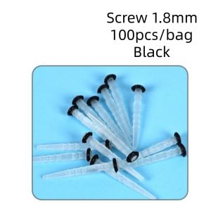 100pcs/bag Dental Quartz Fiber Post with Straight Screw Dental Fiber Resin Post for Root Canal Restoration Endodontic Tool