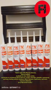 SILICON SEALANT Clear 300ml Transparent Silicon Sealant  High Quality Multifunctional Weather CLEARWHITEBLACK & WHITE